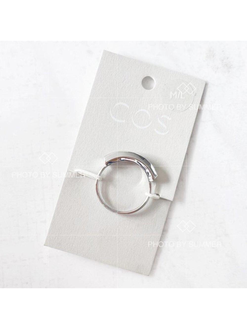 COS Hexagon Cut Metal Ring Size M/L
